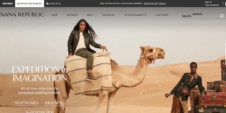 banana republic online shopping