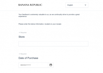 banana republic survey